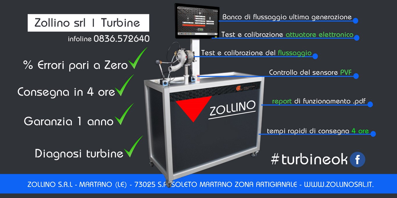 Revisione turbine auto Milano